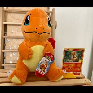 Brand New Charmander Plush and card